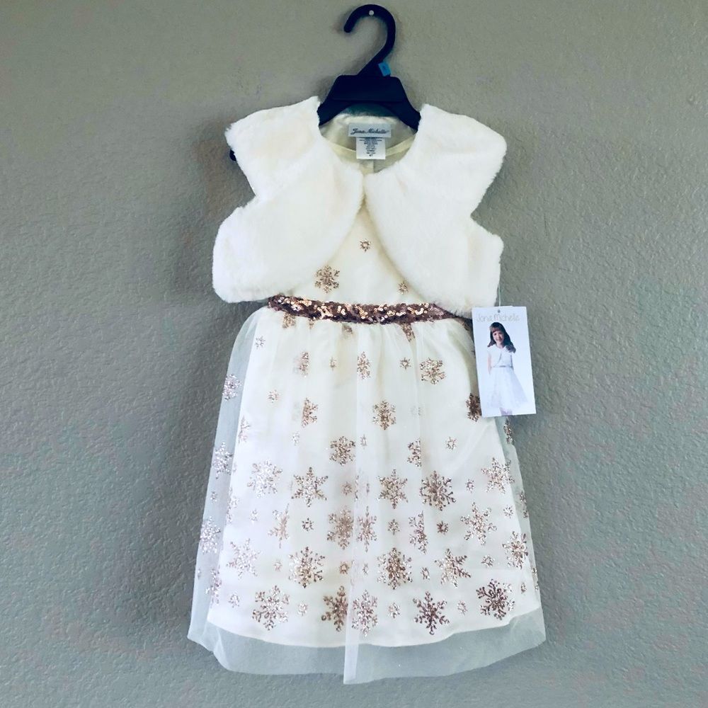 Jona Michelle Girls Winter Christmas Holiday Dress